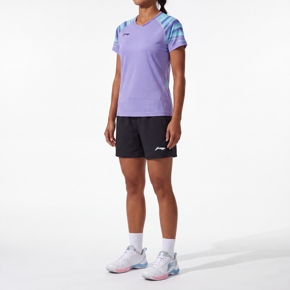 Li-Ning Polar Stripes Purple Dam