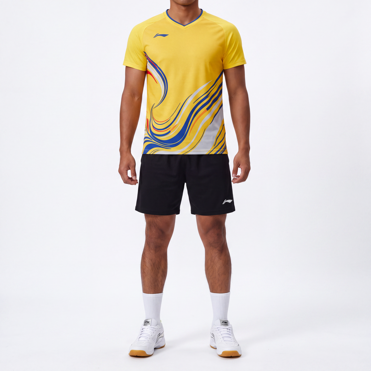 Li-Ning Wave Stripes Yellow Unisex