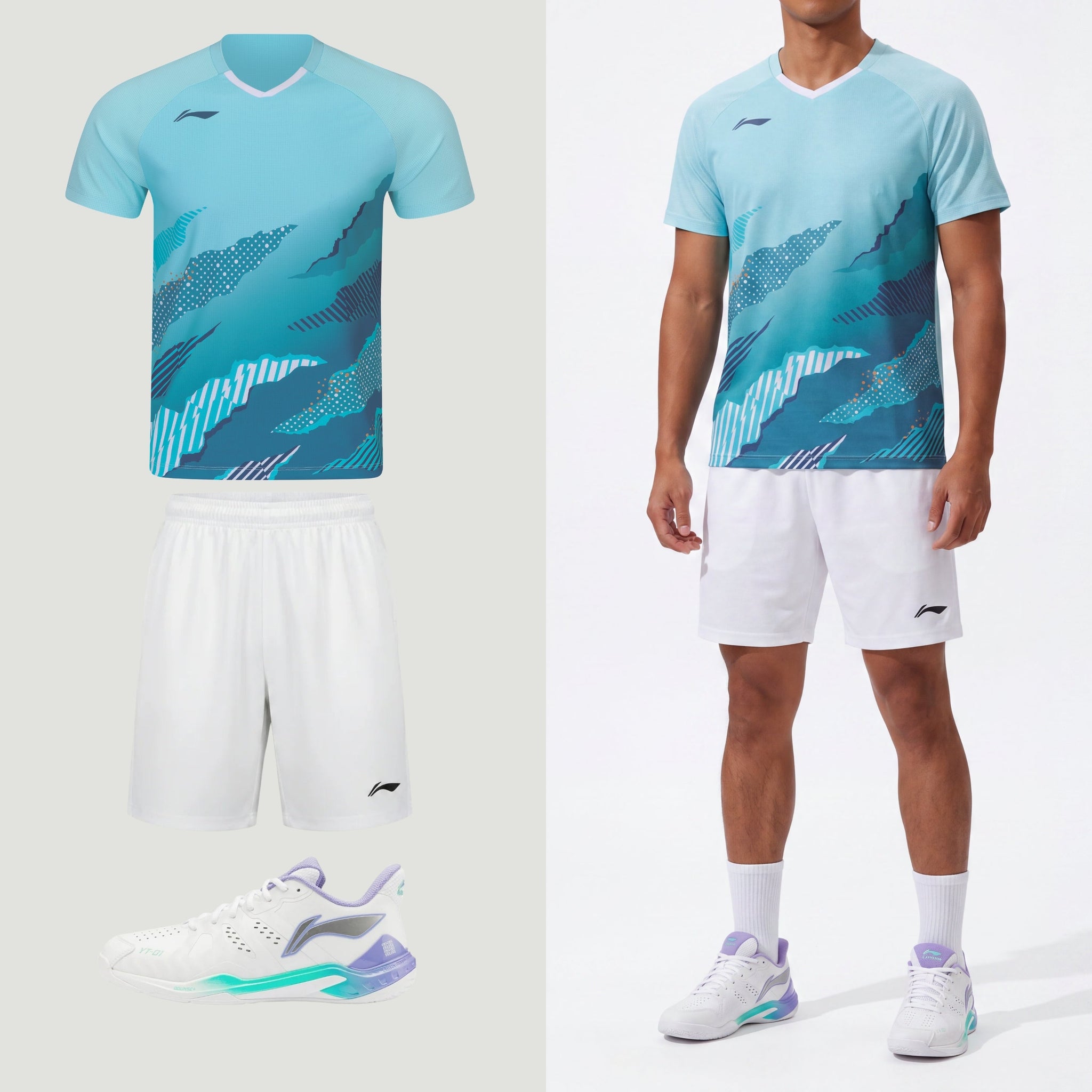 Li-Ning Valley Ljusblå Unisex