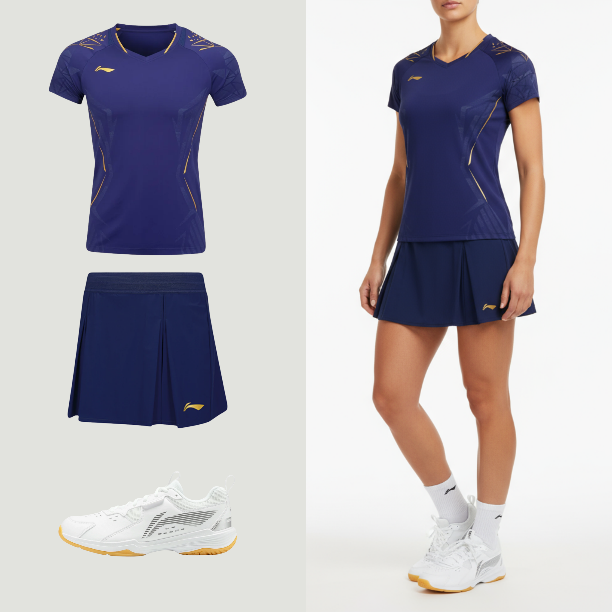 Li-Ning Kjol International Ny Blå