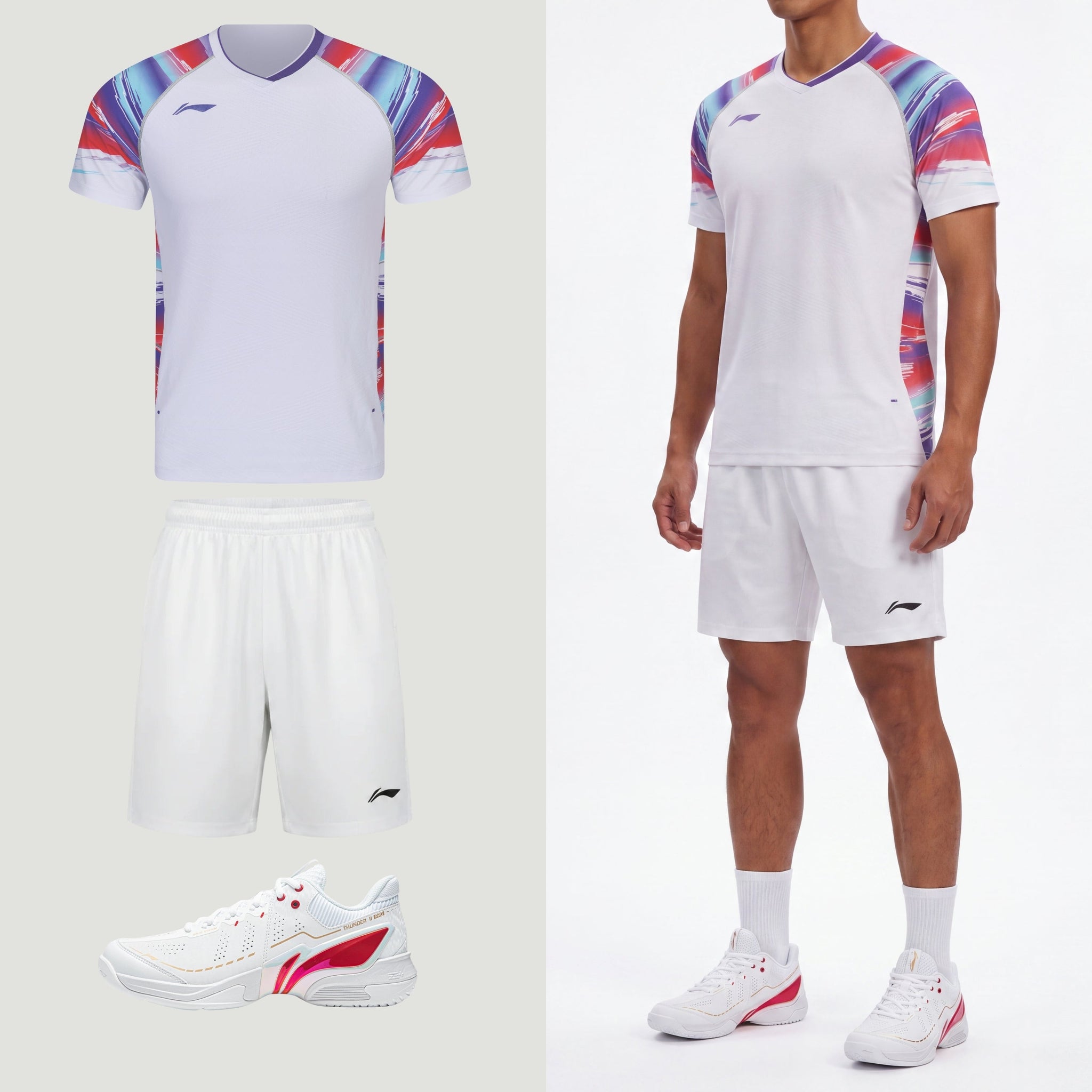 Li-Ning Polar Stripes White Unisex