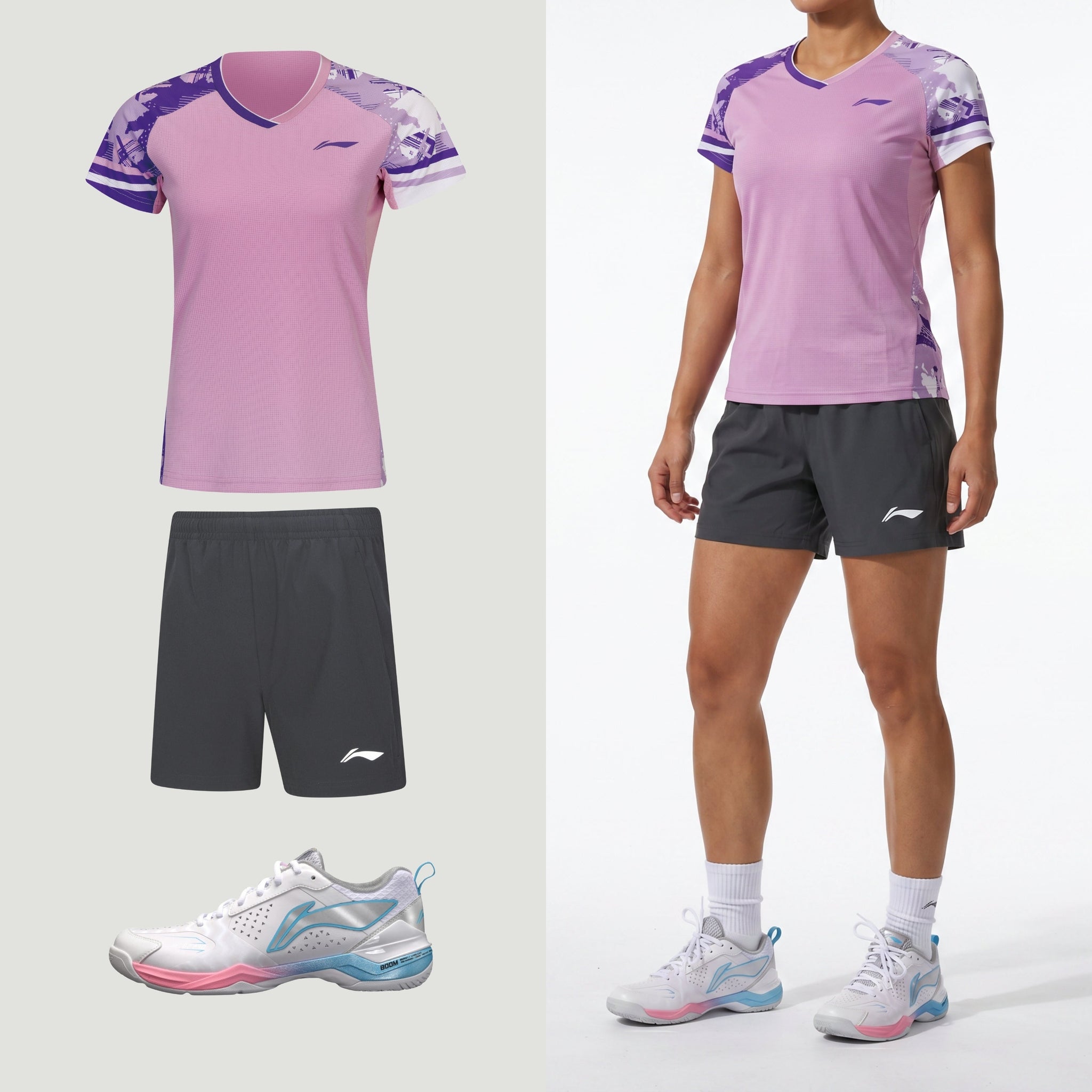 Li-Ning Global Light Purple Dam