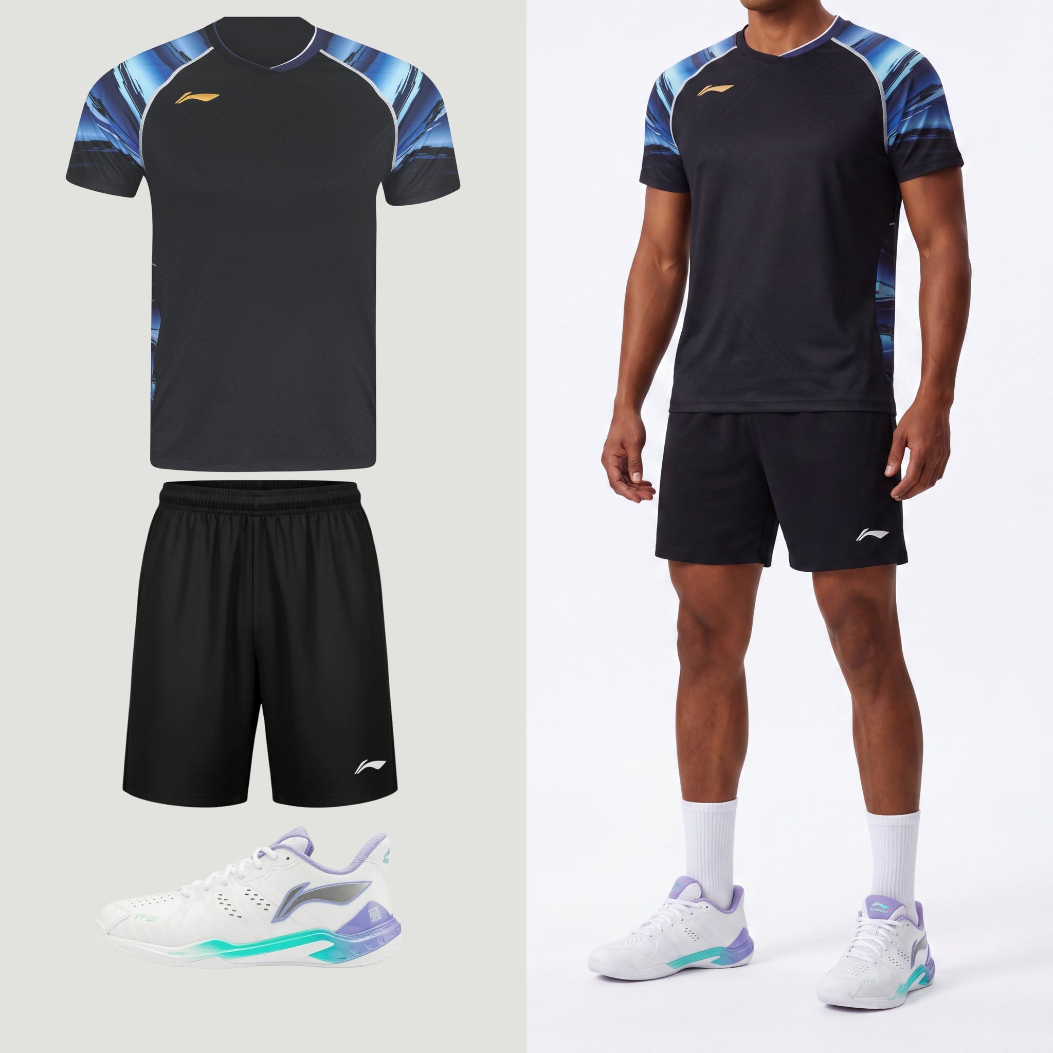 Li-Ning Polar Stripes Svart Unisex