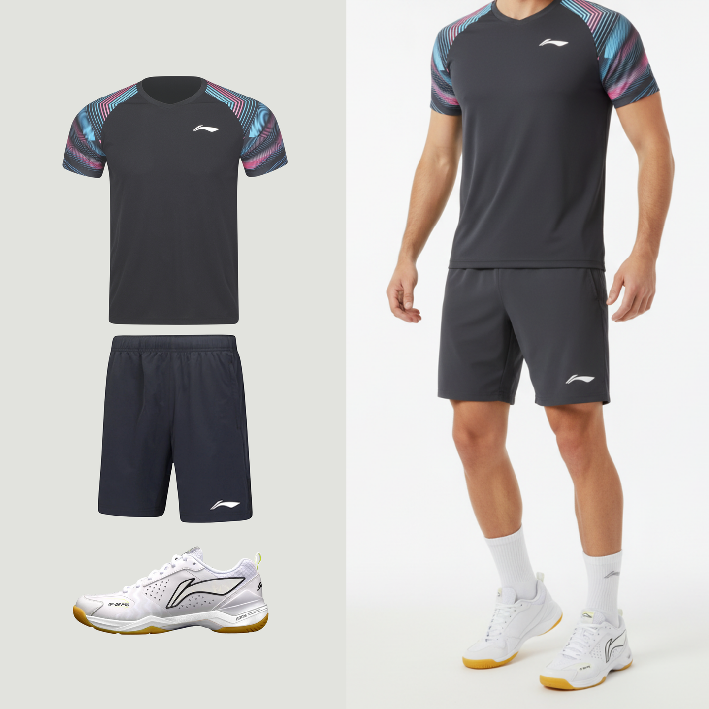 Li-Ning Shorts Bästa Svarta Unisex