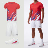 Li-Ning Wave Stripes Red Unisex