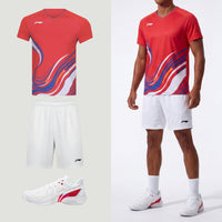Li-Ning Wave Stripes Red Unisex