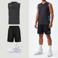 Li-Ning Polar Stripes Black Tanktop