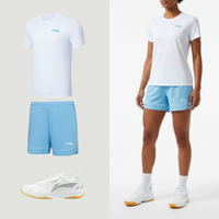 Li-Ning Enkelrandig Blå Dam