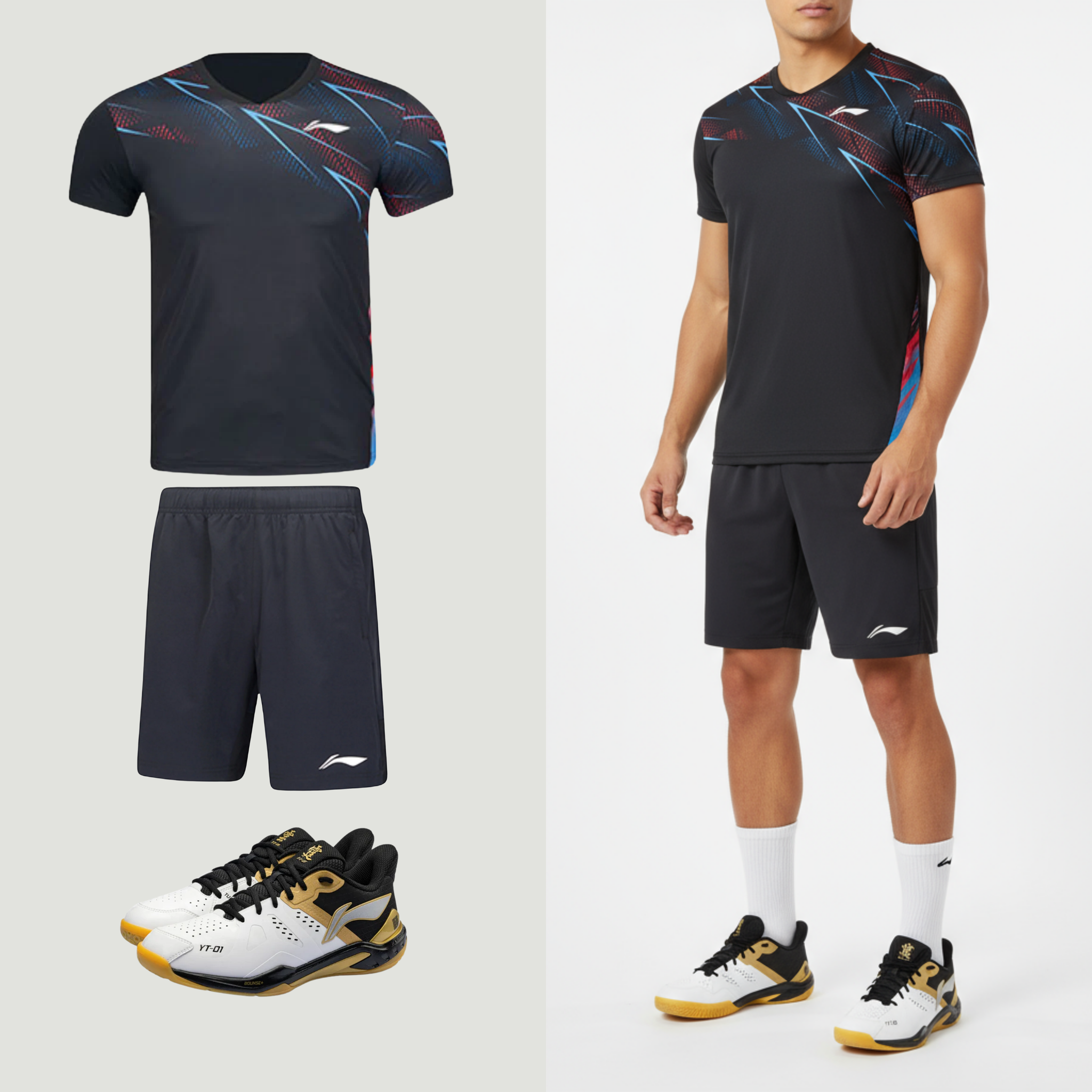 Li-Ning Pocket Svart Herr