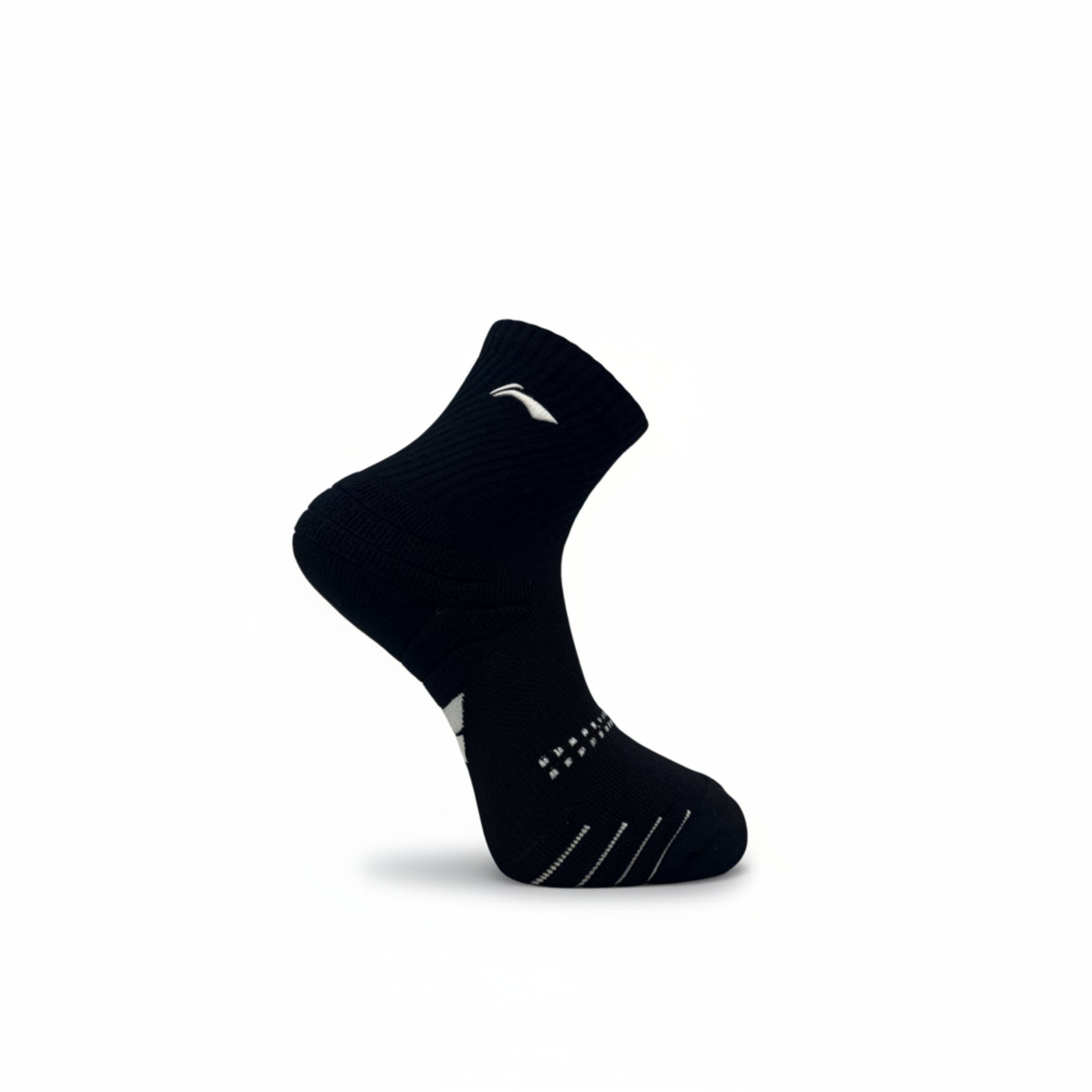 Li-Ning Svart Drops Strumpa