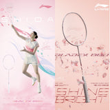 Li-Ning Bladex 800 Speciel Edit. Shida ketcher design med spiller og blomstermotiv.